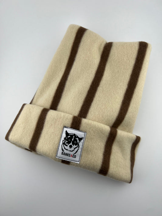 Stripes White/Brown