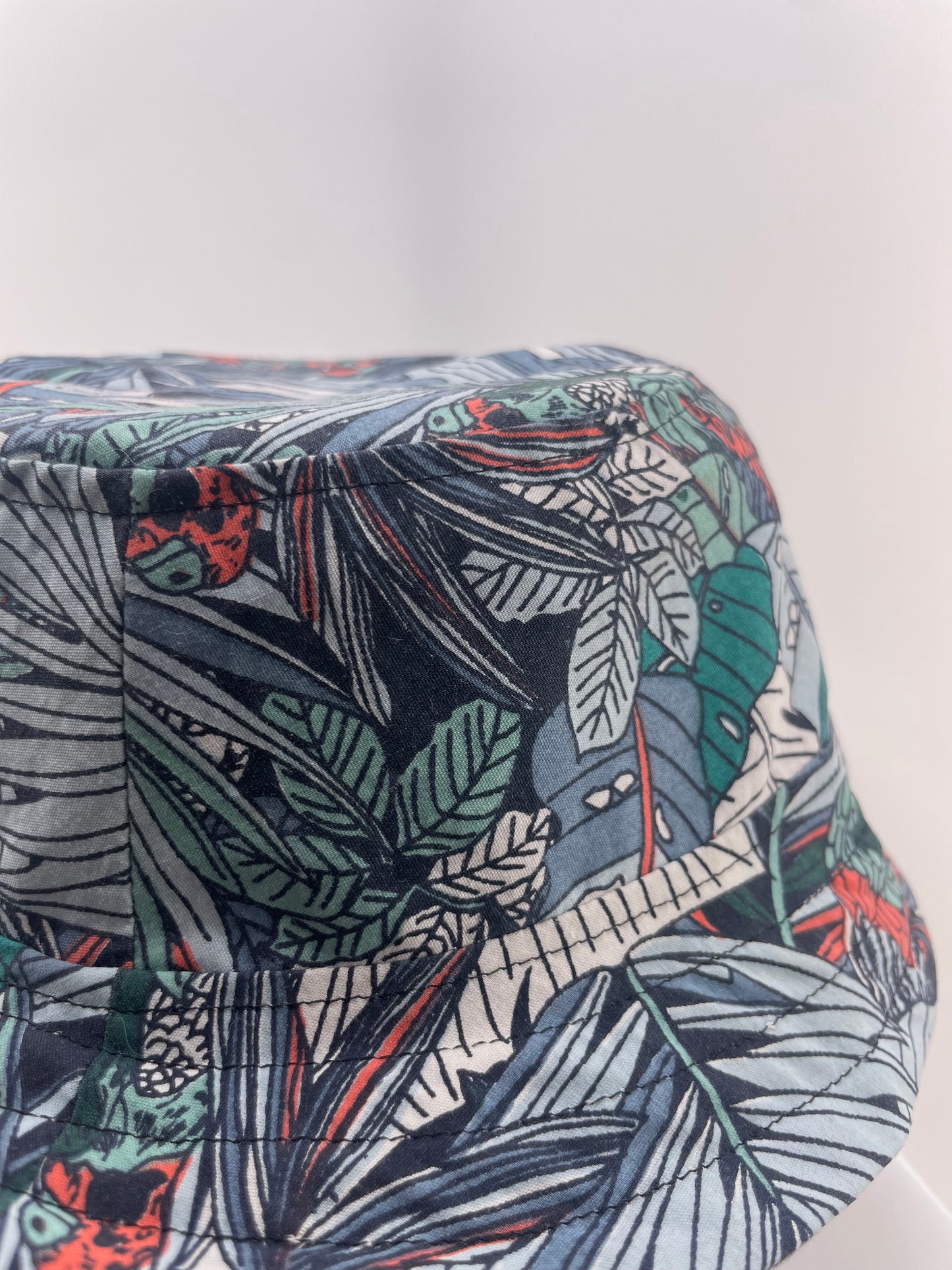 Grey Denim & Tropical