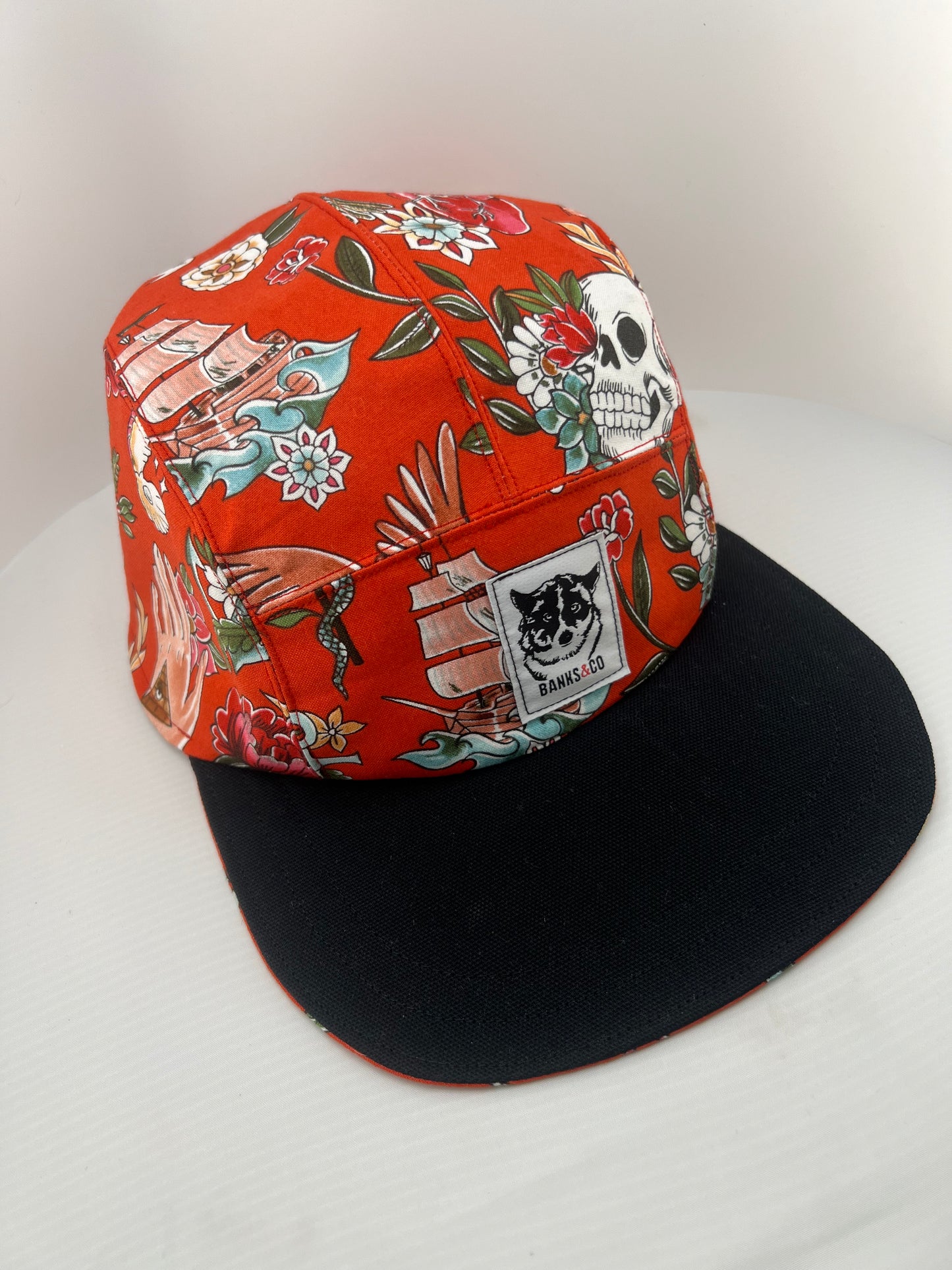 Tattoo with White Lace Back 5 Panel