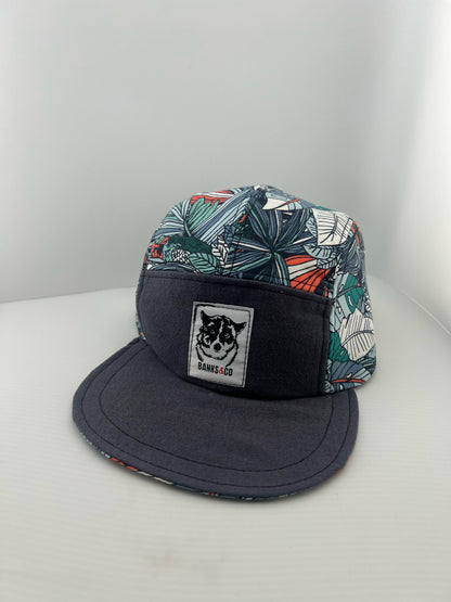 Jungle with White Lace Back 5 Panel Set