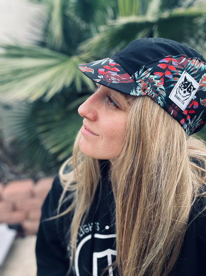 Jungle / Black Cycling Cap