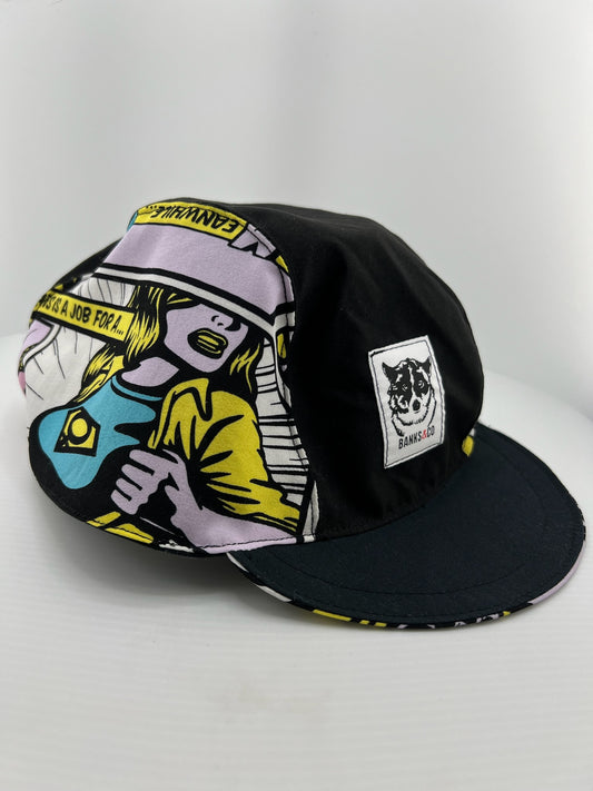 Comic / Black Cycling Cap