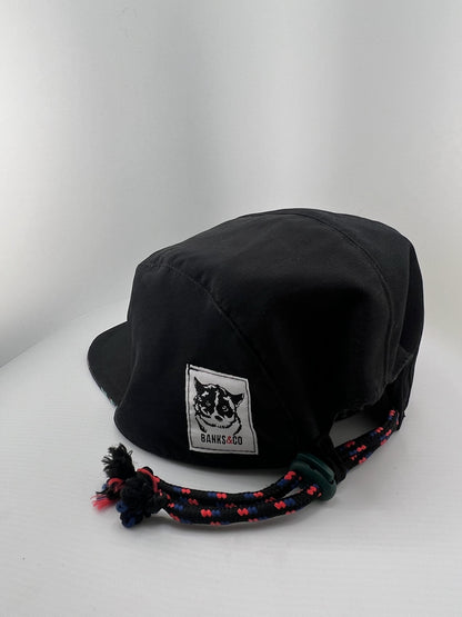 Jungle / Black with Lace Back 5 Panel