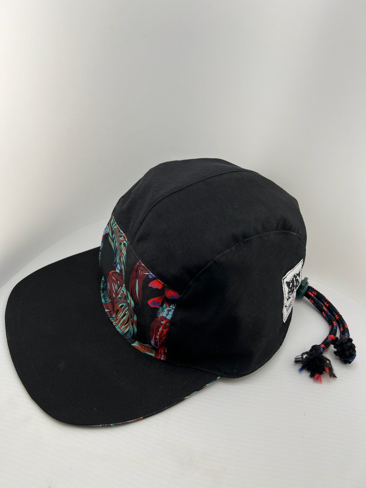 Jungle / Black with Lace Back 5 Panel