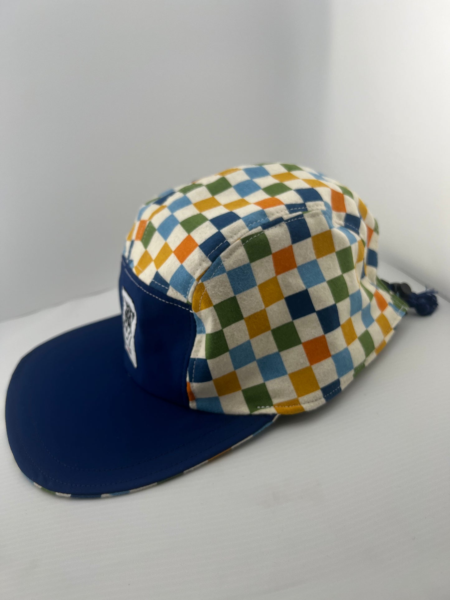Multi Checker with Lace Back 5 Panel