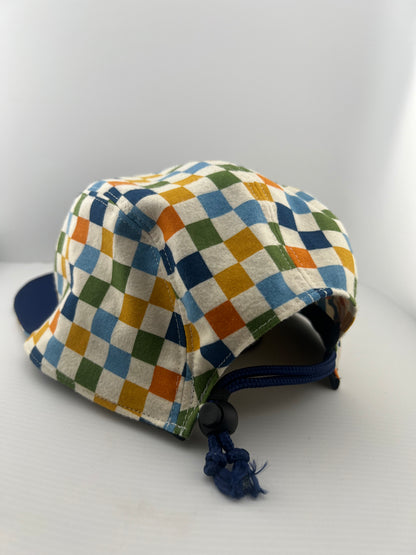 Multi Checker with Lace Back 5 Panel