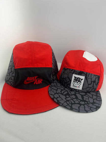 Nike Air Red/Black/Print 5 Panel