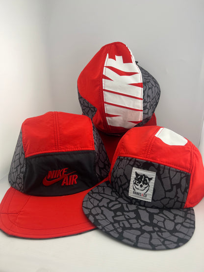 Nike Air Red/Black/Print 5 Panel