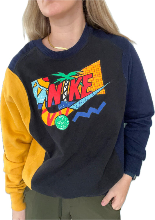 Wavy Sweatshirt Tricolor